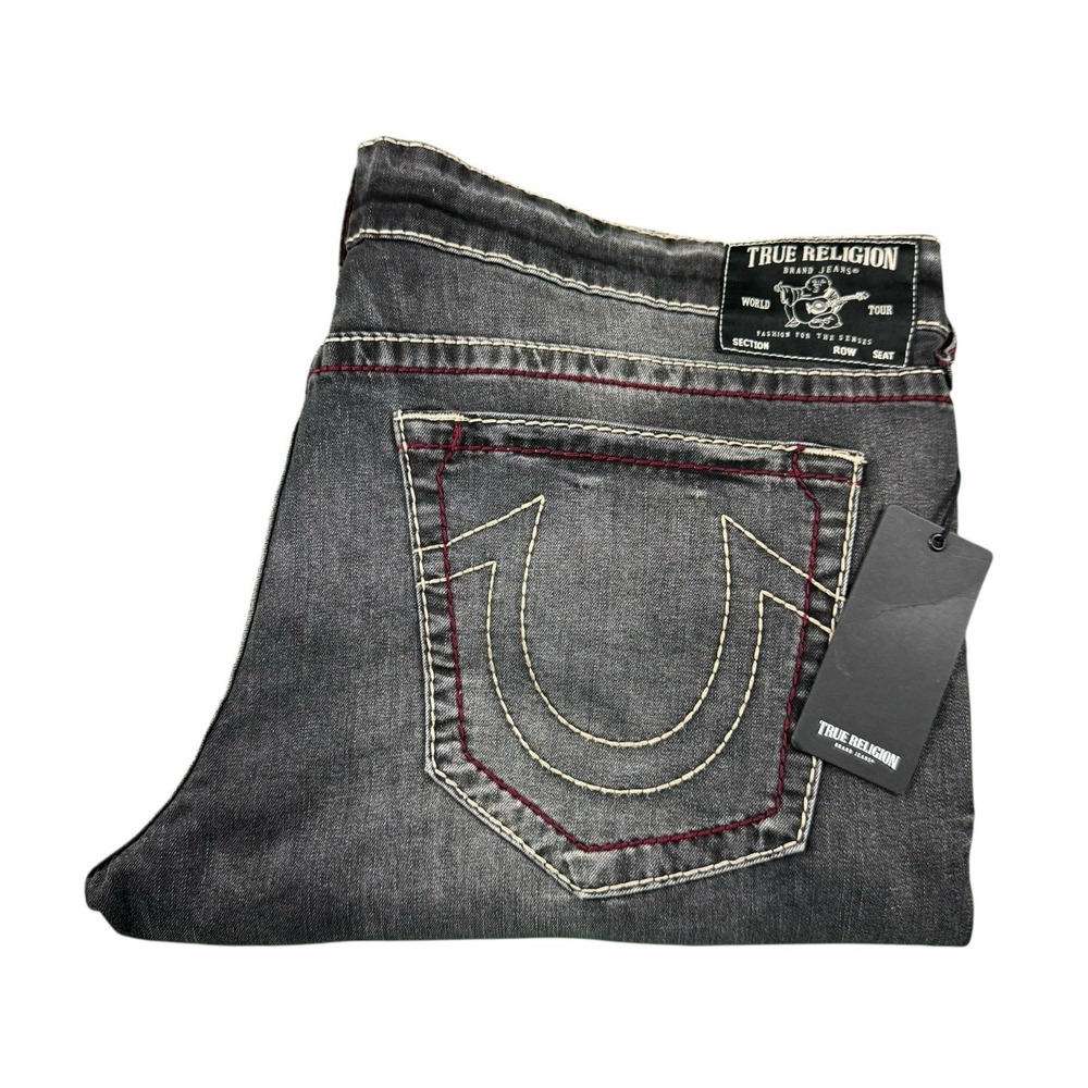 True Religion Rocco‎ Big T No Flap Space Gray Men's Jean 40x32 NWT